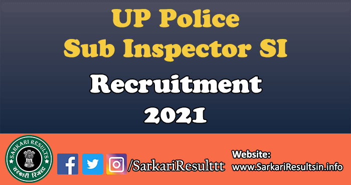 UP Police SI Final Result 2022