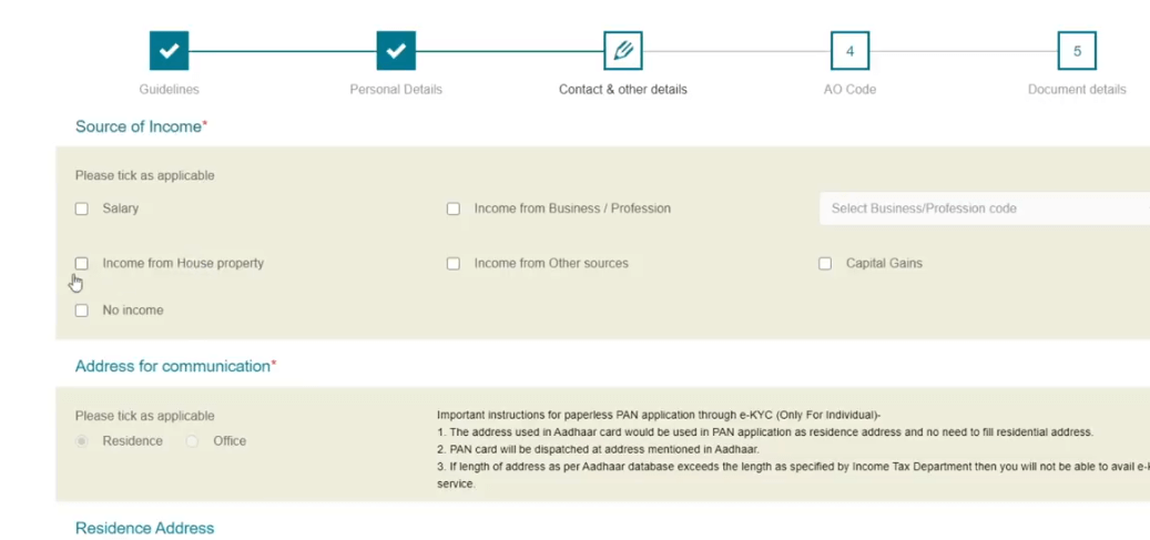 Apply Pan Card Online