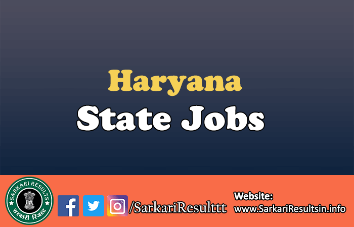 Latest Govt Jobs in Haryana 2024