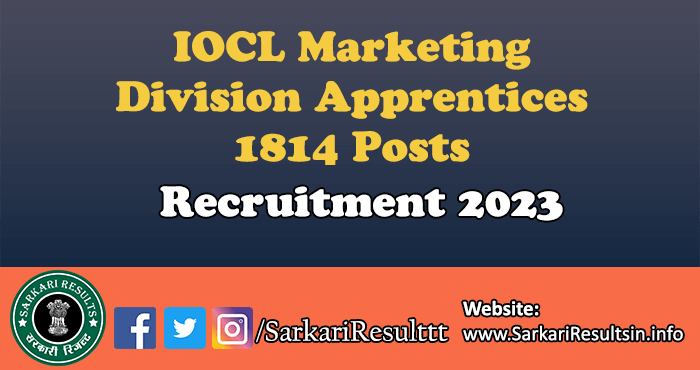 IOCL Marketing Division Apprentices Recruitment 2023