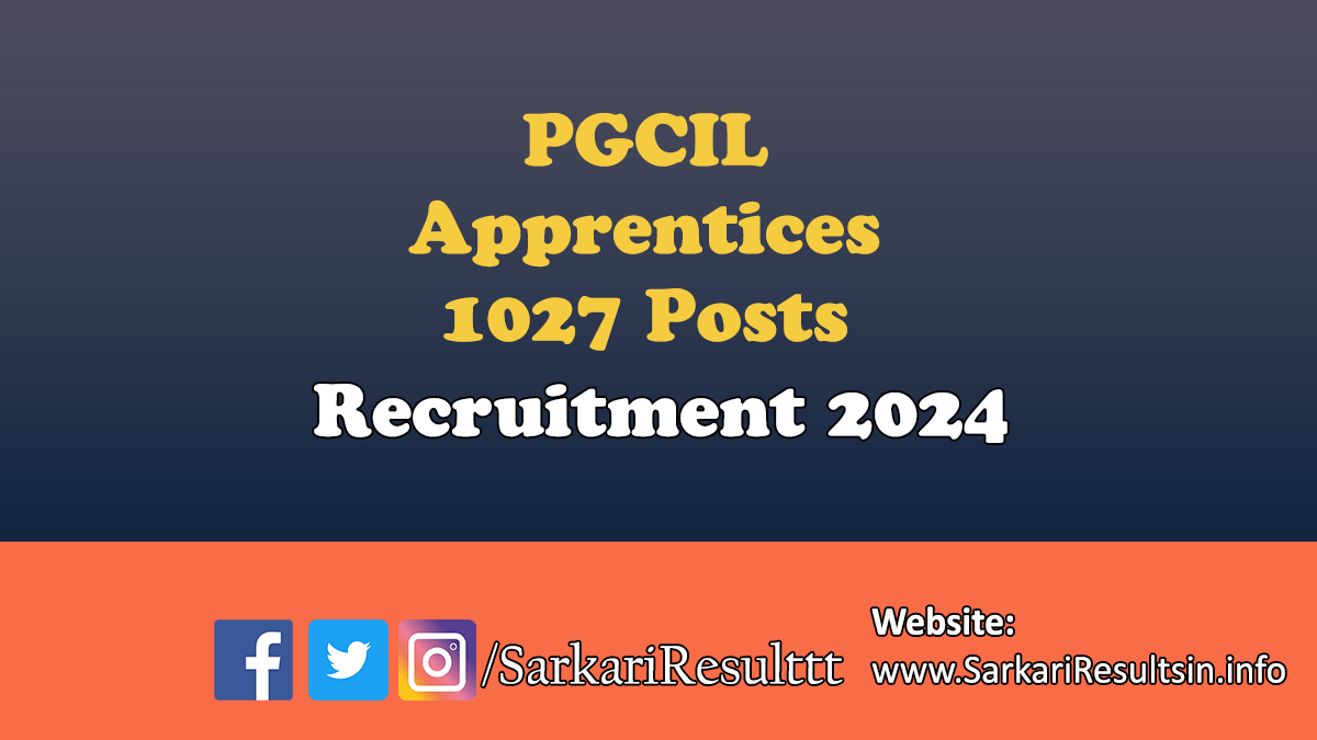 PGCIL Apprentices Recruitment 2024