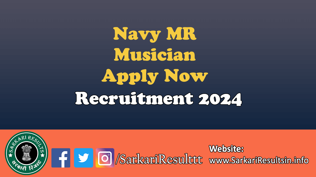 Navy MR Musician Recruitment 2024