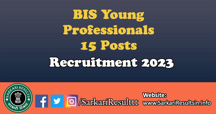 BIS Young Professionals Recruitment 2023