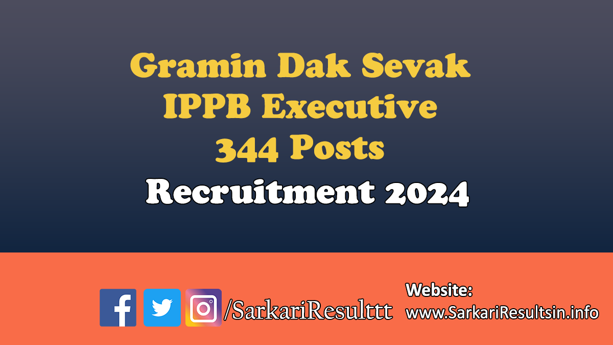 IPPB Executive Recruitment 2024