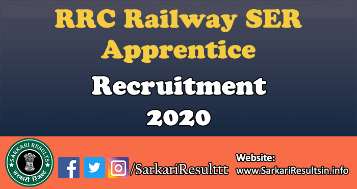 RRC Railway SER Apprentice Result 2020